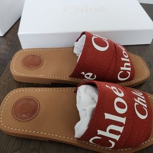 Chloe Woody Slides Sandals